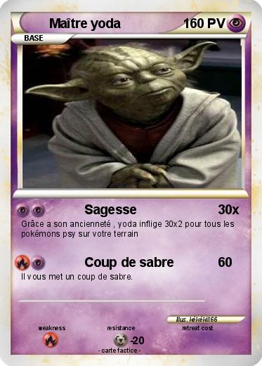 Pokemon Maître yoda