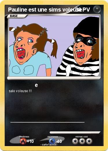 Pokemon Pauline est une sims voleuse