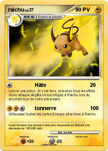 Pokemon raichu