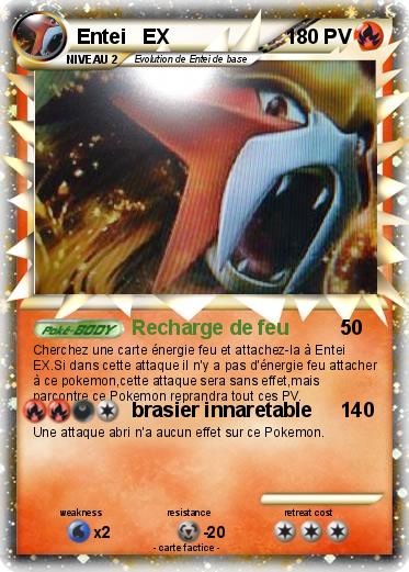 Pokemon Entei   EX