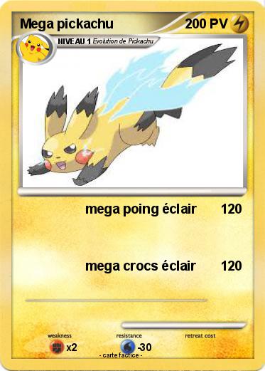 Pokemon Mega pickachu