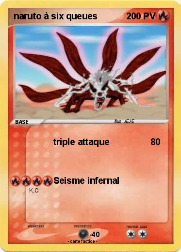 Pokemon naruto à six queues