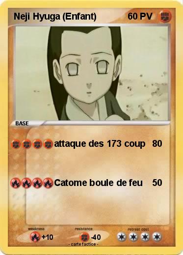 Pokemon Neji Hyuga (Enfant)