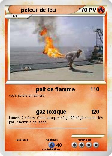 Pokemon peteur de feu