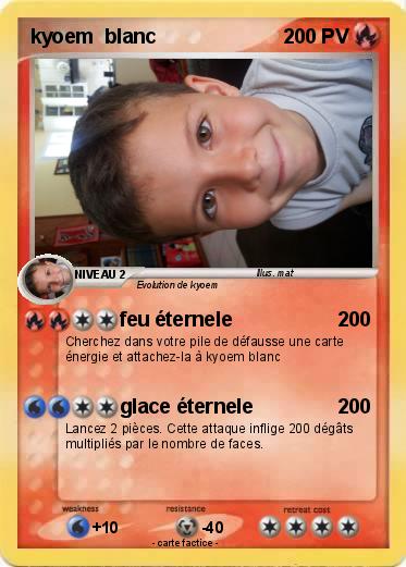 Pokemon kyoem  blanc