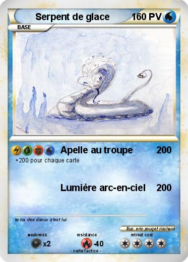 Pokemon Serpent de glace