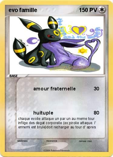 Pokemon evo famille