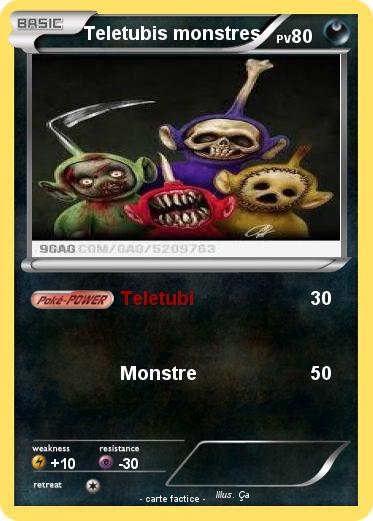 Pokemon Teletubis monstres