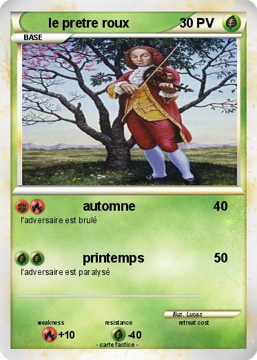 Pokemon le pretre roux