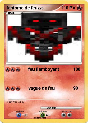 Pokemon fantome de feu