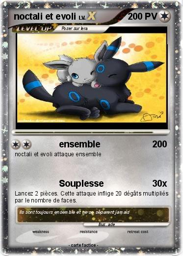 Pokemon noctali et evoli