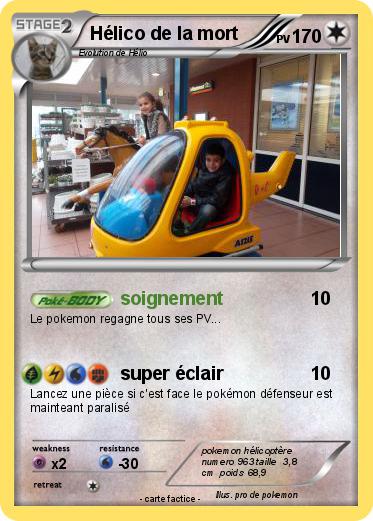 Pokemon Hélico de la mort