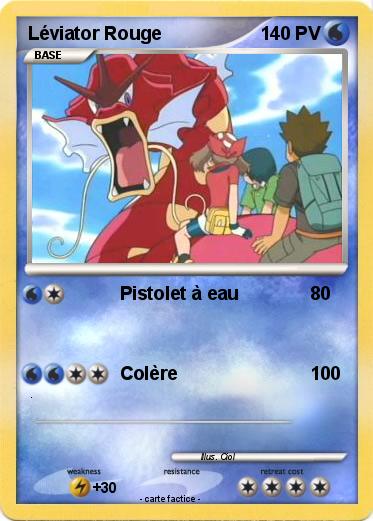 Pokemon Léviator Rouge