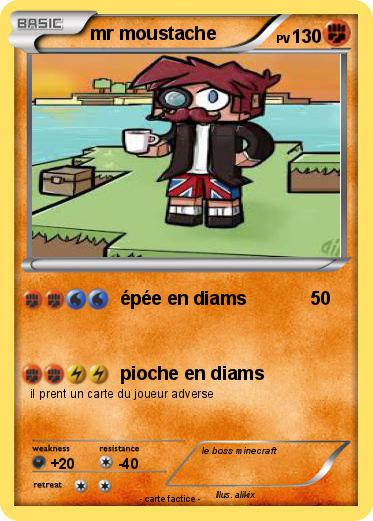 Pokemon mr moustache