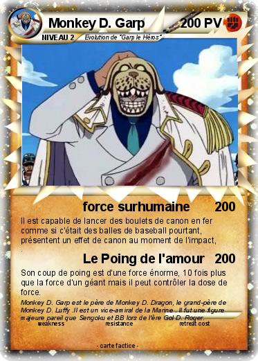 Pokemon Monkey D. Garp