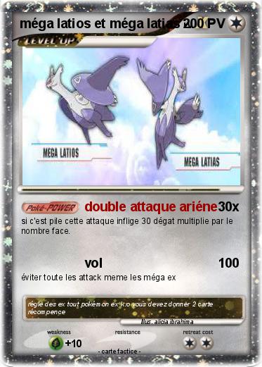 Pokemon méga latios et méga latias