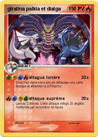 Pokemon giratina palkia et dialga 