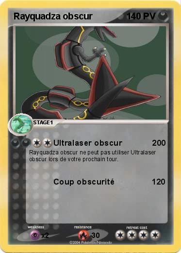 Pokemon Rayquadza obscur