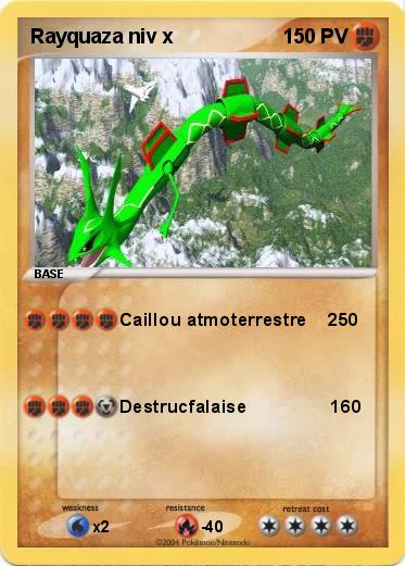 Pokemon Rayquaza niv x