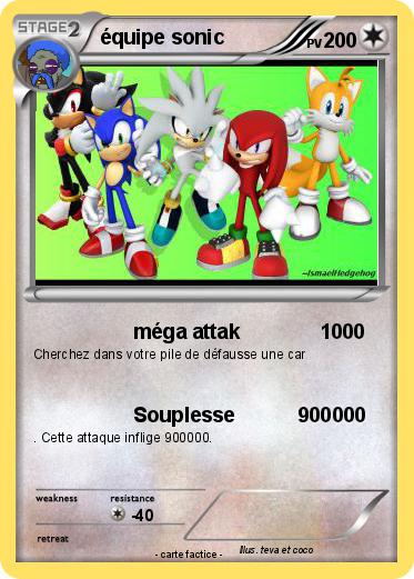 Pokemon équipe sonic