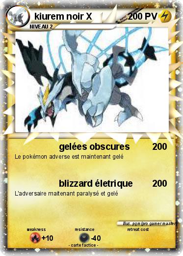 Pokemon kiurem noir X