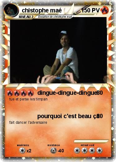 Pokemon chistophe maé