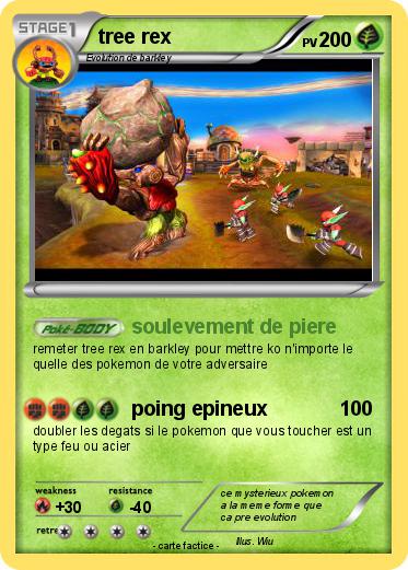 Pokemon tree rex