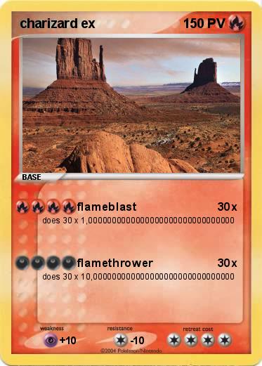 Pokemon charizard ex