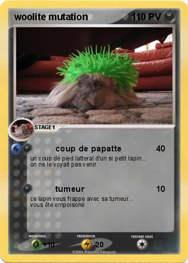Pokemon woolite mutation