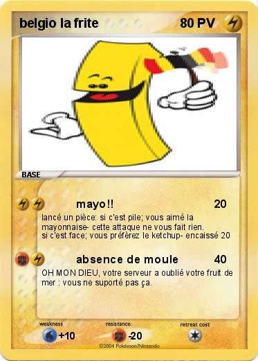 Pokemon belgio la frite