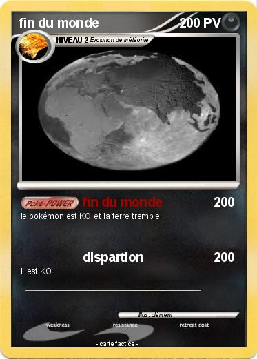 Pokemon fin du monde