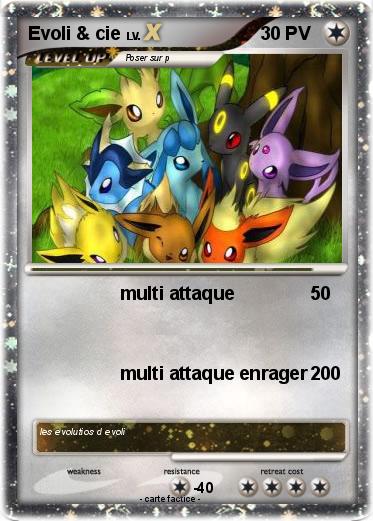 Pokemon Evoli & cie