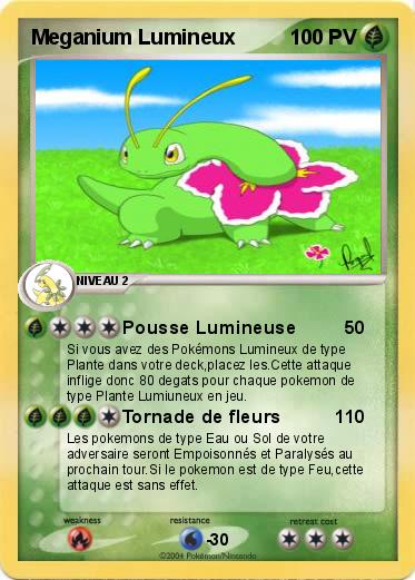 Pokemon Meganium Lumineux