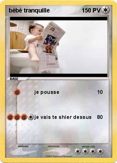 Pokemon bébé tranquille