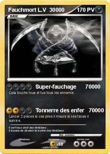 Pokemon Fauchmort L.V  30000