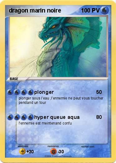 Pokemon dragon marin noire