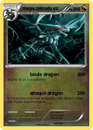 Pokemon mega zekrom ex
