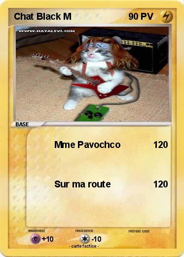 Pokemon Chat Black M