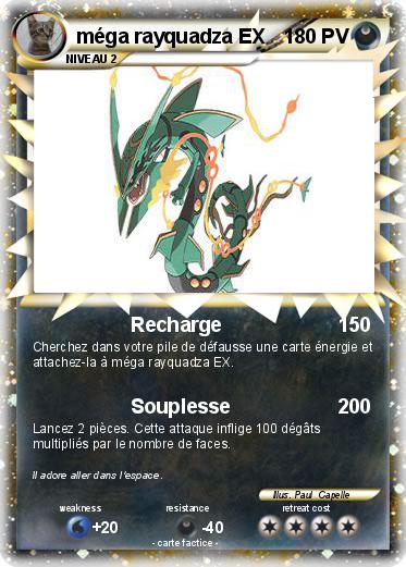 Pokemon méga rayquadza EX