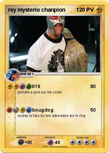 Pokemon rey mysterio chanpion 