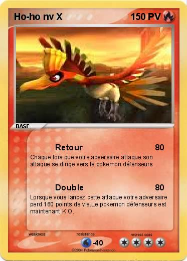 Pokemon Ho-ho nv X