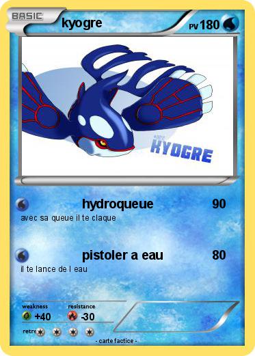 Pokemon kyogre