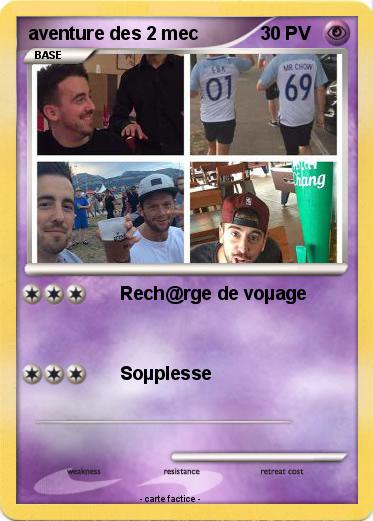Pokemon aventure des 2 mec