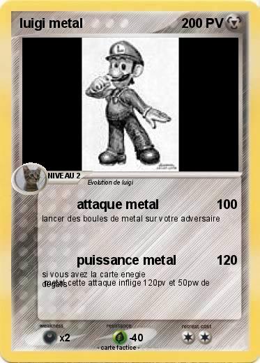 Pokemon luigi metal