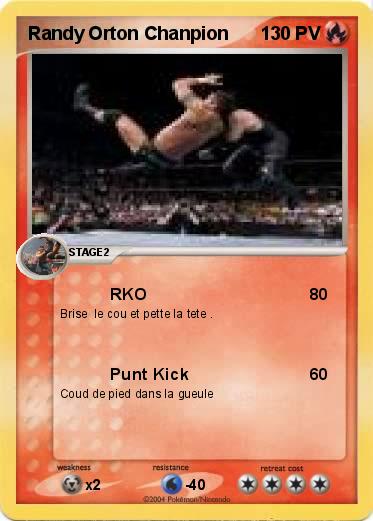 Pokemon Randy Orton Chanpion