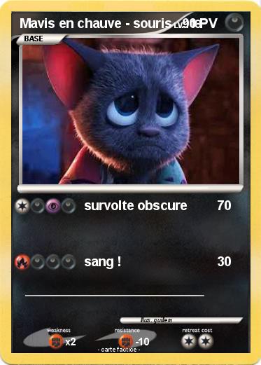 Pokemon Mavis en chauve - souris