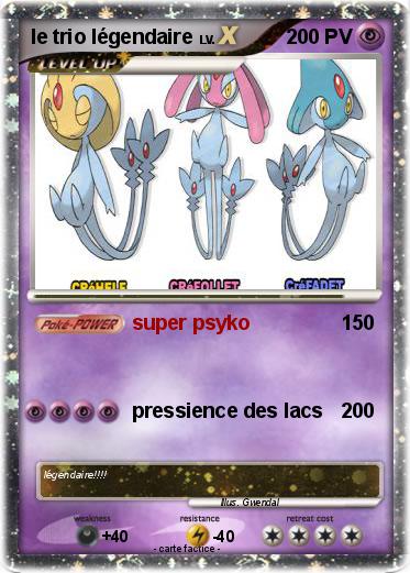 Pokemon le trio légendaire