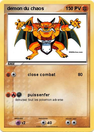 Pokemon demon du chaos
