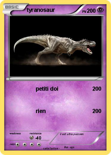 Pokemon tyranosaur
