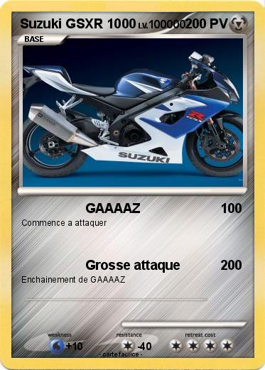 Pokemon Suzuki GSXR 1000